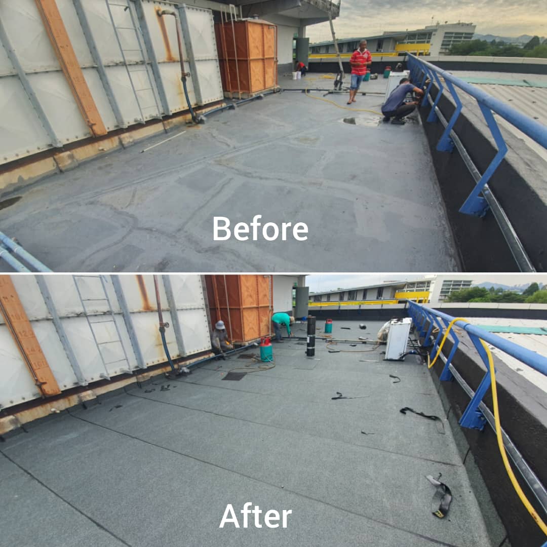 A Rope Access Safety Technician at protruding building facade, scaling upwards.